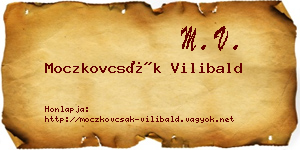 Moczkovcsák Vilibald névjegykártya